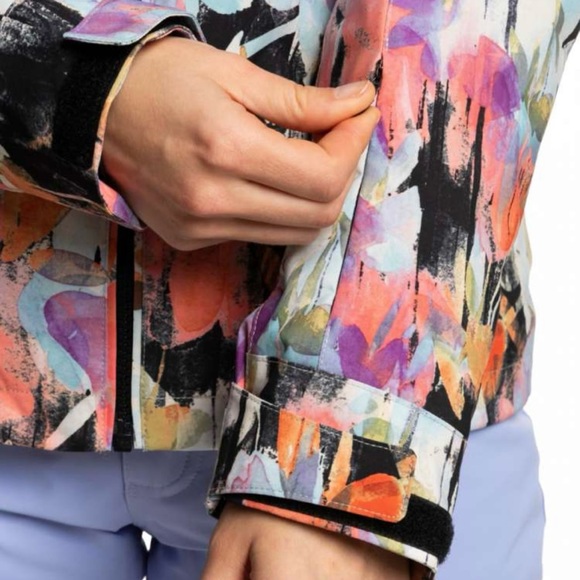 Roxy Insulated jet ski Snow jacket Faux Fur hood - Picture 4 of 8